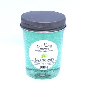 (image for) Fresh Cucumber Scented 90 Hour Gel Candle Classic Jar
