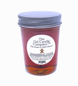 (image for) Ginger Scented Gel Candle Classic Jar