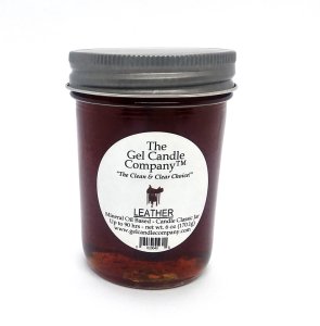 (image for) Leather 90 Hour Gel Candle Classic Jar