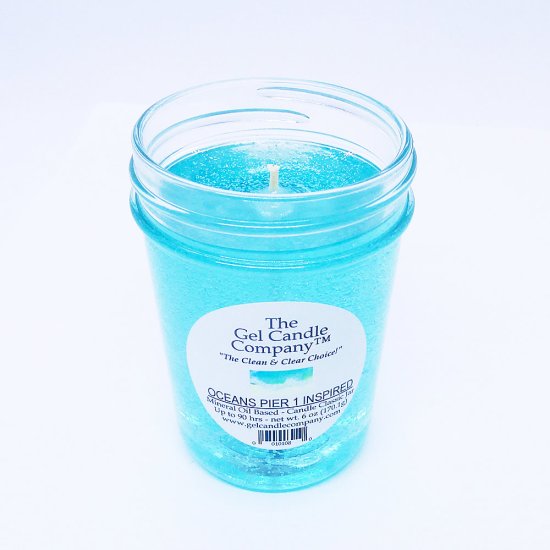 (image for) Oceans Pier 1 Inspired 90 Hour Gel Candle Classic Jar