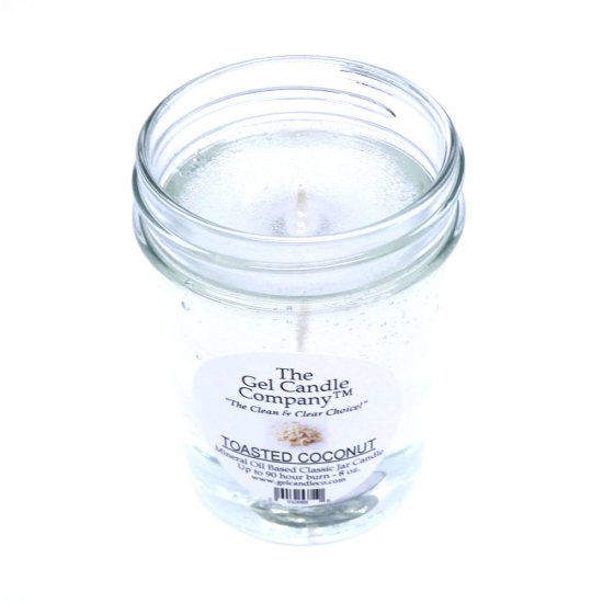 (image for) Toasted Coconut 90 Hour Gel Candle Classic Jar