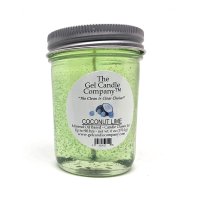 (image for) Coconut Lime 90 Hour Gel Candle Classic Jar