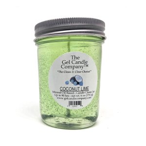 (image for) Coconut Lime 90 Hour Gel Candle Classic Jar