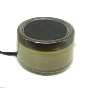 (image for) Copper & Beige Ceramic Electric Oil And Melt Warmer With Dish