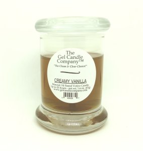 (image for) Creamy Vanilla Scented Gel Candle Votive