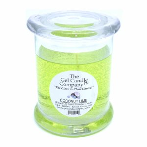 (image for) Coconut Lime Scented Gel Candle up to 120 Hour Deco Jar