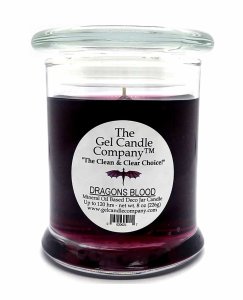 (image for) Dragons Blood Scented Gel Candle up to 120 Hour Deco Jar