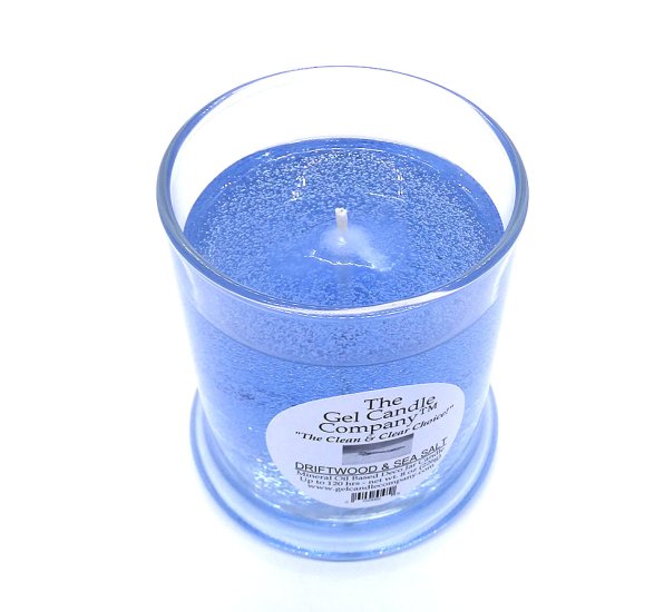 (image for) Driftwood & Sea Salt Scented Gel Candle up to 120 Hour Deco Jar
