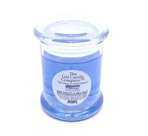 (image for) Driftwood & Sea Salt Scented Gel Candle up to 120 Hour Deco Jar
