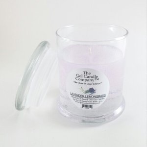 (image for) Lavender & Lemongrass Scented Gel Candle up to 120 Hour Deco Jar