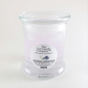 (image for) Lavender & Lemongrass Scented Gel Candle up to 120 Hour Deco Jar