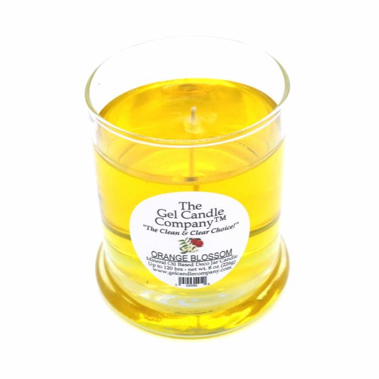 (image for) Orange Blossom Scented Gel Candle up to 120 Hour Deco Jar