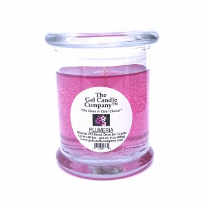 (image for) Plumeria Scented Gel Candle up to 120 Hour Deco Jar