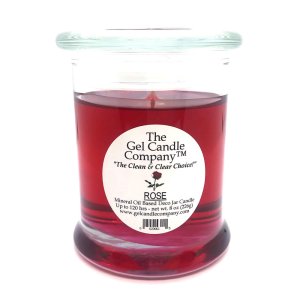 (image for) Rose Scented Gel Candle up to 120 Hour Deco Jar