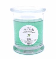 Sage Scented Gel Candle up to 120 Hour Deco Jar (image for) Sage Scented Gel Candle up to 120 Hour Deco Jar
