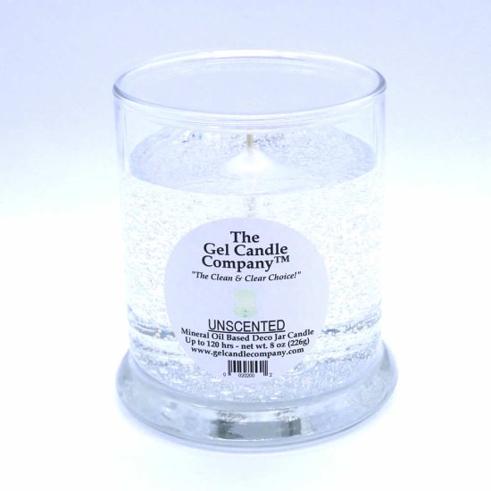 (image for) 120 Hour Deco Jar Unscented Gel Candle