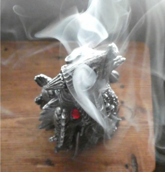 (image for) Large Dragon Head Incense Stick and Cone Burner