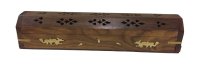 (image for) Dragon Wooden Incense Coffin Burner Built In Storage