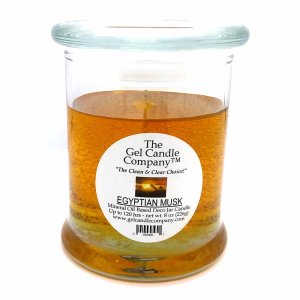 (image for) Egyptian Musk Scented Gel Candle up to 120 Hour Deco Jar