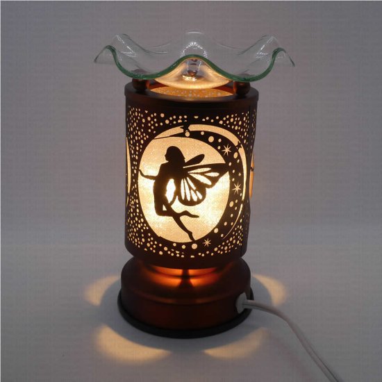 (image for) Fairy Bronze Finish Touch Aroma Lamp Warmer for Oils Melts