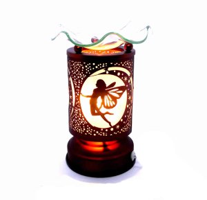 (image for) Fairy Bronze Finish Touch Aroma Lamp Warmer for Oils Melts
