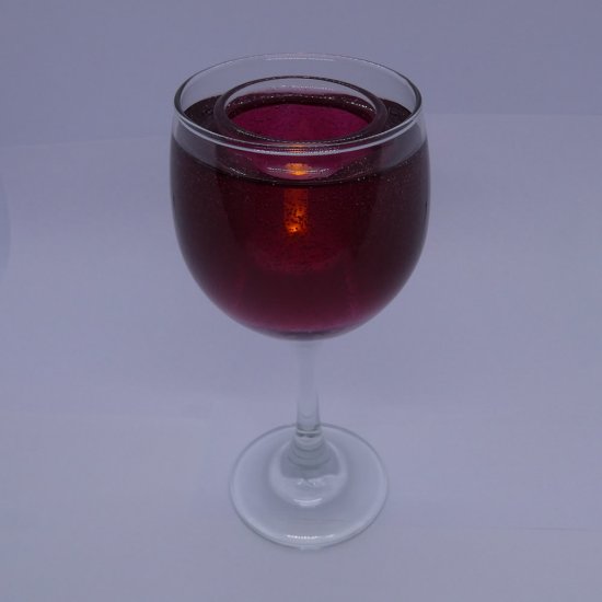 (image for) Flameless Flickering LED Merlot Wine Candle