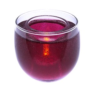 (image for) Flameless Flickering LED Merlot Wine Candle