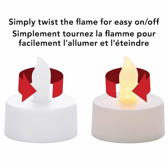 (image for) Flameless Flickering LED Merlot Wine Candle