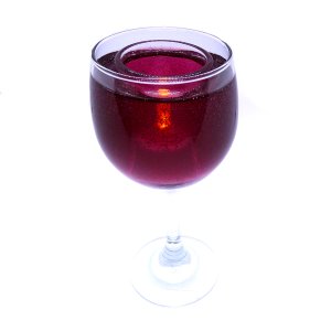 (image for) Flameless Flickering LED Merlot Wine Candle
