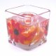 (image for) Flameless Fall Orange Sunflower Forever Gel Candle Design