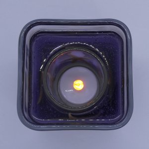(image for) Flameless Ocean.Purple Starfish Gel Forever Candle - Cube