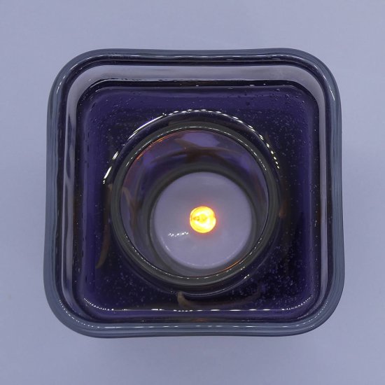 (image for) Flameless Ocean.Purple Starfish Gel Forever Candle - Cube