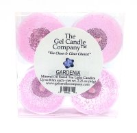 (image for) Gardenia Scented Gel Candle Tea Lights - 4 pk.