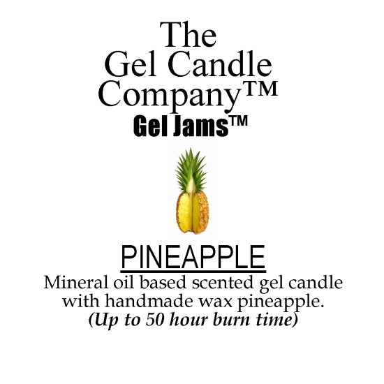 (image for) Pineapple Scented Gel Jams™ Candle Jar