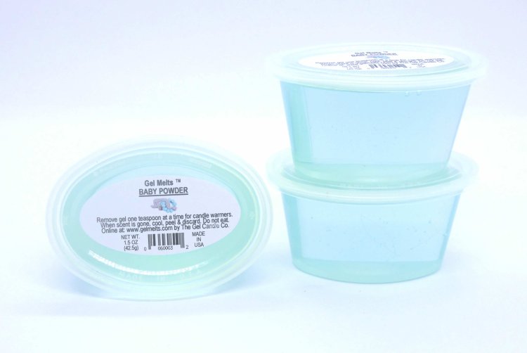 (image for) Baby Powder scented Gel Melts™ Gel Wax for warmers - 3 pack