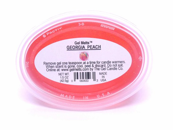 (image for) Georgia Peach scented Gel Melts™ Gel Wax for warmers - 3 pack