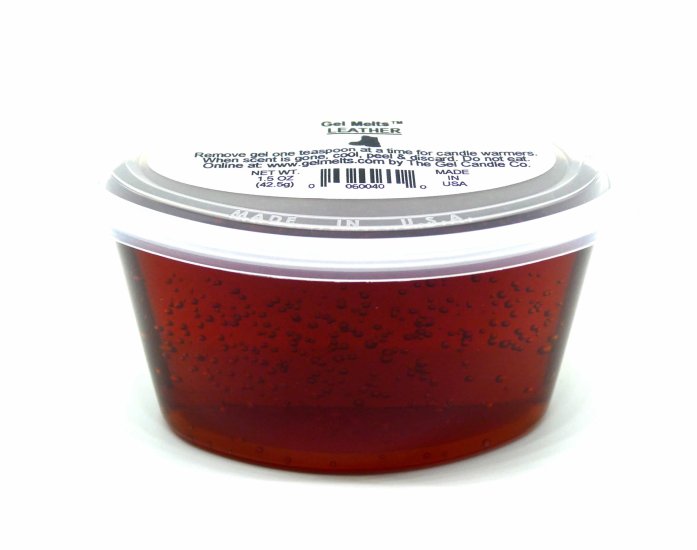 (image for) Leather scented Gel Melts™ for warmers - 3 pack