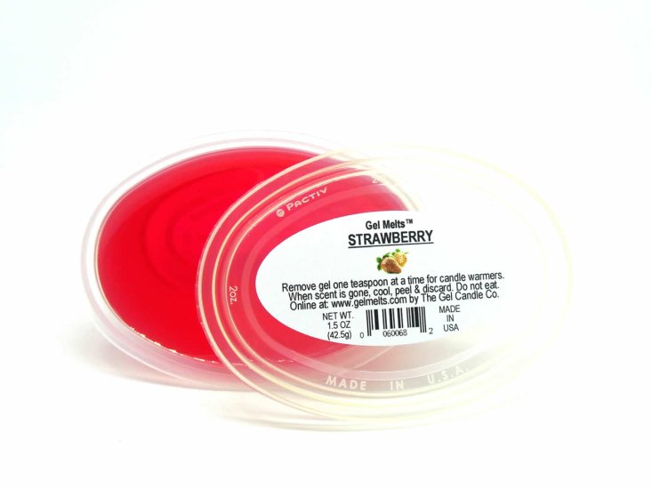 (image for) Strawberry scented Gel Melts™ Gel Wax for warmers - 3 pack