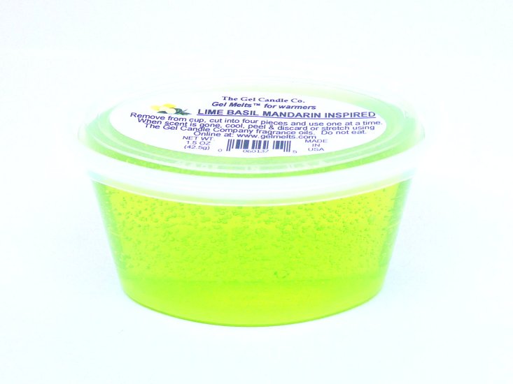 (image for) Lime Basil Mandarin Inspired Scented Gel Melts™ Gel Wax for warmers - 3 pack