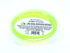 (image for) Lime Basil Mandarin Inspired Scented Gel Melts™ Gel Wax for warmers - 3 pack