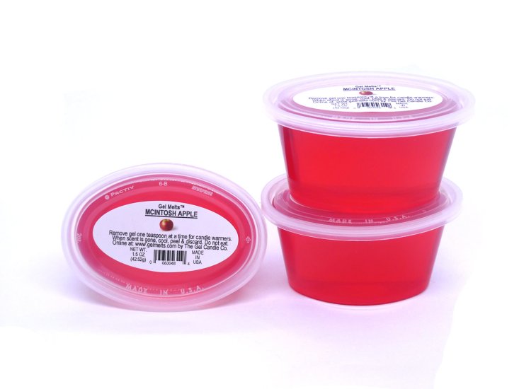 (image for) Mcintosh Apple scented Gel Melts™ Gel Wax for warmers - 3 pack