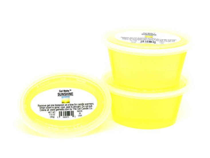 (image for) Sunshine scented Gel Melts™ for warmers 3 pack