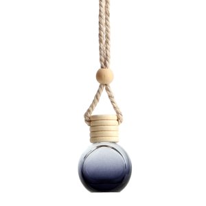 (image for) Black Flat Glass Hanging Aroma Oil Diffuser w/ Funnel