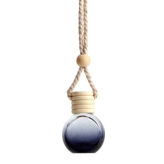 (image for) Black Flat Glass Hanging Aroma Oil Diffuser w/ Funnel