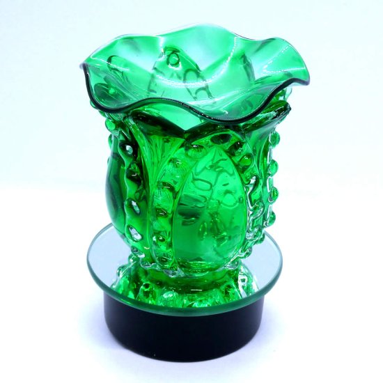 (image for) Green Crown Glass Plugin Warmer Oil Touch Dimmer Control