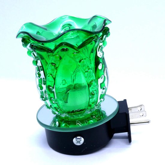 (image for) Green Crown Glass Plugin Warmer Oil Touch Dimmer Control