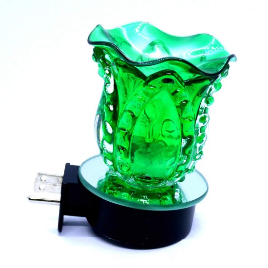 (image for) Green Crown Glass Plugin Warmer Oil Touch Dimmer Control