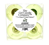 (image for) Jasmine Scented Gel Candle Tea Lights - 4 pk.