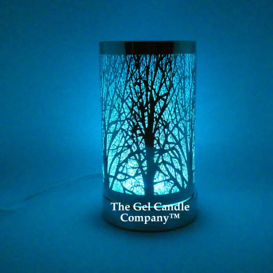 (image for) Color Changing Oil Gel Melts Wax Diffuser Lamp - FOREST TREES