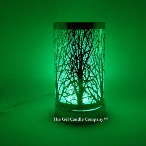 (image for) Color Changing Oil Gel Melts Wax Diffuser Lamp - FOREST TREES